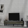HANAH HOME TV polica Ipek Anthracite Gold - slika 3