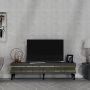 HANAH HOME TV polica Ipek Anthracite Gold - slika 2