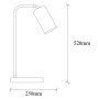 OPVIQ Stona lampa Emek 5081 US - slika 3