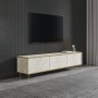 HANAH HOME TV polica Imaj Travertine Gold - slika 3