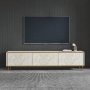 HANAH HOME TV polica Imaj Travertine Gold - slika 2