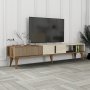HANAH HOME TV polica Milan Walnut Travertine 1 - slika 4