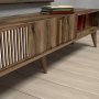 HANAH HOME TV polica Milan Walnut 11 - slika 5