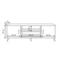 HANAH HOME TV polica Deniz L3016 - slika 5