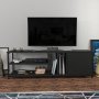 HANAH HOME TV polica Oneida Black Anthracite - slika 2
