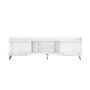 HANAH HOME TV polica Rudy v2 White Gold - slika 5