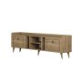 HANAH HOME TV polica Rudy v2 Walnut - slika 1