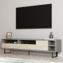 HANAH HOME TV polica Luga Grey Travertine - slika 4