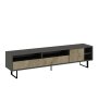 HANAH HOME TV polica Luga Grey Travertine - slika 1