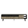 HANAH HOME TV polica Luga Grey Travertine - slika 5