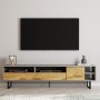 HANAH HOME TV polica Luga Grey Oak - slika 2