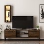 HANAH HOME TV polica Bien Walnut - slika 1