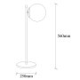 OPVIQ Stona lampa Faze NT 118 - slika 3