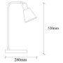 OPVIQ Stona lampa Emek 5086 US - slika 3