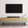 HANAH HOME TV polica Sign Grey Oak - slika 3