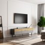 HANAH HOME TV polica Sign Grey Oak - slika 2