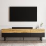 HANAH HOME TV polica Sign Black Oak - slika 3