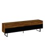 HANAH HOME TV polica Sign Black Oak - slika 1