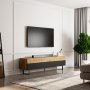 HANAH HOME TV polica Sign Black Oak - slika 2