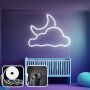 OPVIQ Zidna LED dekoracija Good Night Medium White - slika 1