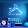 OPVIQ Zidna LED dekoracija Good Night Medium Blue - slika 1