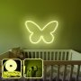 OPVIQ Zidna LED dekoracija Butterfly Medium Yellow - slika 1