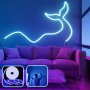 OPVIQ Zidna LED dekoracija Wave and Tail Large Blue - slika 1
