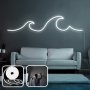 OPVIQ Zidna LED dekoracija Wave Large White - slika 1