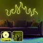 OPVIQ Zidna LED dekoracija Flames XL Yellow - slika 1