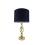 OPVIQ Stona lampa Helezon Navy Blue Gold - slika 1