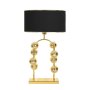 OPVIQ Stona lampa Cabil Gold Black - slika 1