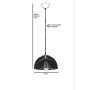 OPVIQ Visilica i stone lampe Ufo 846STL6127 - slika 5
