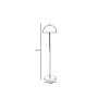 OPVIQ Visilica i podna lampa Buyuk Retro 846STL6101 - slika 5