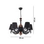 OPVIQ Luster Fiona Wood Black Brown - slika 4