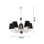 OPVIQ Luster Fiona Wood Black White Brown - slika 4
