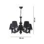 OPVIQ Luster Fiona Chain Black - slika 4