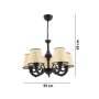 OPVIQ Luster Fiona Coral Black Cream - slika 4