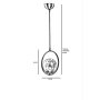 OPVIQ Visilica Ring 846STL2838 - slika 3