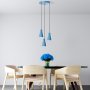 OPVIQ Visilica Konikkem 6357 3 Light Blue - slika 1