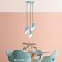 OPVIQ Visilica Kesik 6176 3 Turquoise - slika 1