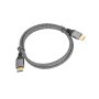 LINKOM HDMI na HDMI kabl 2.1 GOLD 8K (m/m) 2m sivi - slika 1