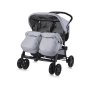 LORELLI BERTONI Kolica za blizance Twin Cool Grey 2023 + Torba - slika 1