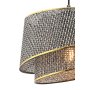 OPVIQ Visilica Barette Hazeran Grey Gold - slika 4