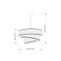 OPVIQ Visilica Couper Hazeran White Gold - slika 5