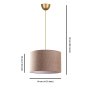 OPVIQ Visilica Pie Beige - slika 5