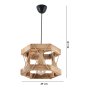 OPVIQ Visilica Hexagonal Natural - slika 5
