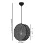 OPVIQ Visilica Big Drum Beige Black - slika 5