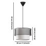 OPVIQ Visilica Cake Metal White Black - slika 5