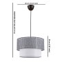 OPVIQ Visilica Coral Grey White - slika 5