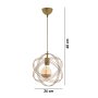 OPVIQ Visilica Sheldon Gold - slika 4